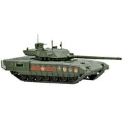 Russian T14 Armata MBT (Main Battle Tank) Green Camouflage "Armor Premium" Series 1/72 Diecast Model by Panzerkampf