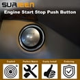 thumbnail image 4 of 2215450714 Engine Push Start Button, Engine Start Stop Keyless Push Button, Compatible with Mercedes Benz GLC300 CLS63 E400 ML350 GLK350 SLC Series, 4 of 5