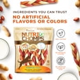 thumbnail image 6 of Nutri Chomps Premium Rawhide-Free Braided Dog Treats, Real Chicken, Peanut Butter & Milk, 6 Inch, 10 Count, 6 of 7