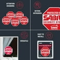 thumbnail image 4 of SABRE Plastic Stop Signs/Security Signs, 5.00" x 1.00", Red, 4 of 6