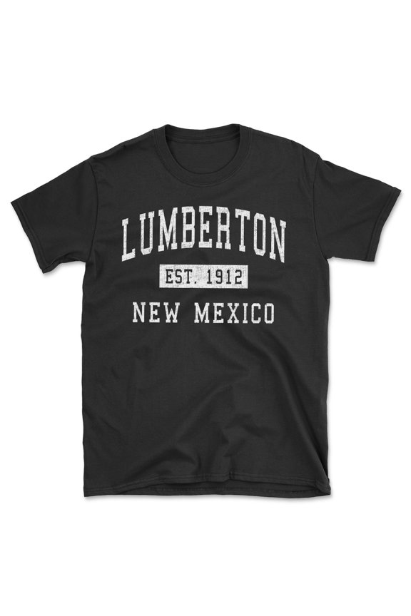 Lumberton New Mexico Classic Established Men's Cotton T-Shirt