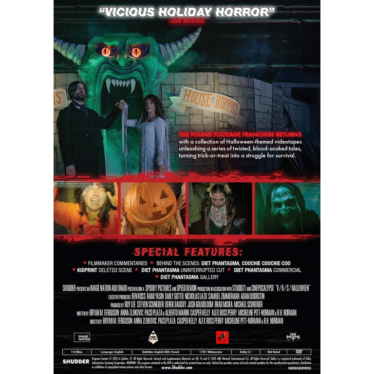 V/H/S Halloween (DVD) RLJ, Horror - Walmart.com