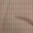 thumbnail image 1 of oneOone Silk Tabby Orange Fabric Geometric Sewing Material Print Fabric By The Yard 42 Inch Wide, 1 of 4