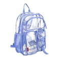 thumbnail image 4 of Eastsport Unisex 16" Junction Cargo Clear Backpack, Persian Jewel, 4 of 7