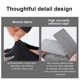 thumbnail image 5 of Guantes Dedo Guantes Ajustables para Montar en Bicicleta para Hombres Y Mujeres (Negro L), 5 of 9