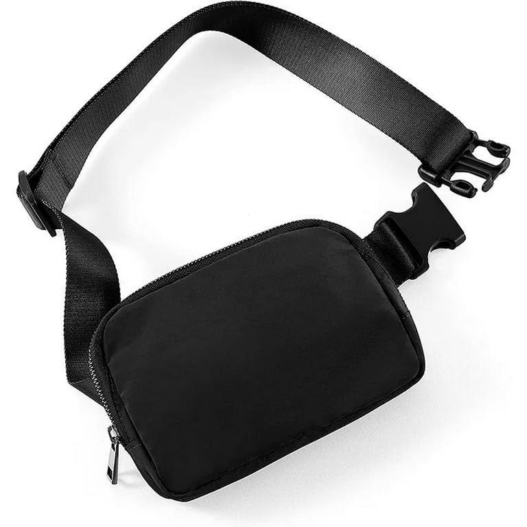 Tmustobe Adjustable Strap Athletic Fanny Pack Lounge Mini Waist Pack Zipper  Pockets Workout Small Belt Bag for Women Men（Light Grey）