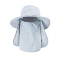thumbnail image 1 of Sombrero de pesca,Gorra de protección solar UPF 50+ para hombre,Sombrero de pesca de ala ancha con solapa para el cuello,Sombreros de senderismo para hombres, 1 of 5