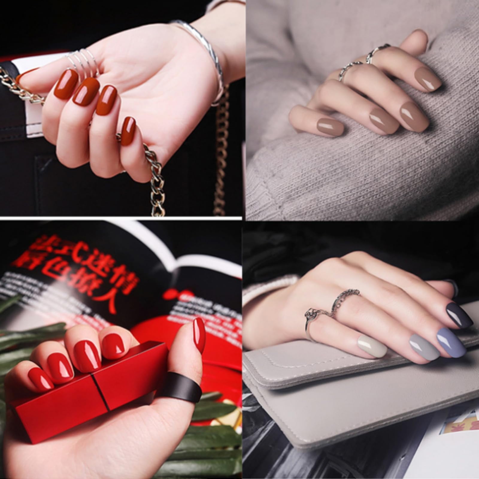 Polishey Nail Polish Pens, 3 in 1 Nail Polish Pens Quick Dry, Gel NailPolish Set, 36 Color NailPolish GelPen 8 ML, Color NailPolish GelPen for Women, Nails Pens for Nails Art DIY