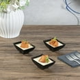thumbnail image 3 of Restaurantware-3 Ounce Rectangle Bowls, 100 Disposable Serving Bowls - Heavy-Duty, Premium, Black Plastic Snack Bowls, For Parties, Catering, Or Buffets, Serve Desserts, Chips, Popcorn, Or Candies, 3 of 10