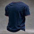 thumbnail image 3 of 9/11 Never Forget Memorial Tshirt 911 25th Anniversary USA Flag Short Sleeve Crewneck Patriotic Shirts for Men, 3 of 3
