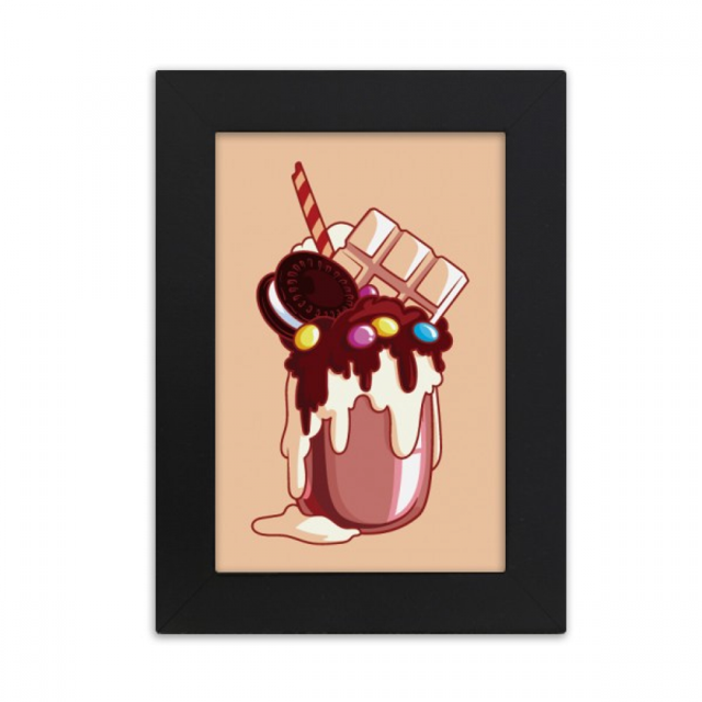 Biscuits Chocolate Sugar Ice Desktop Photo Frame Picture Display Art Painting Exhibit