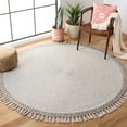 thumbnail image 2 of Safavieh Sahara Rug Collection Boho, Contemporary, Farmhouse, Southwestern, Transitional Tufted Beige Solid Print Area Rugs, 3' X 3' Round, 2 of 5