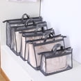 thumbnail image 2 of Sac à Main Transparent Portable pour Femmes Housse Anti-Poussière Sac de Rangement avec Fermeture Éclair pour Protection contre la Poussière et l'Eau Pliable, 2 of 4