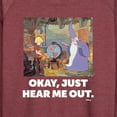 thumbnail image 3 of Disney - The Sword And The Stone - Okay, Just Hear Me Out - Women's Lightweight French Terry Long Sleeve Shirt, 3 of 5