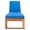 Natural Wood/Royal Blue, variant on SAFAVIEH Solano Outdoor Patio Sunlounger, Natural/Red