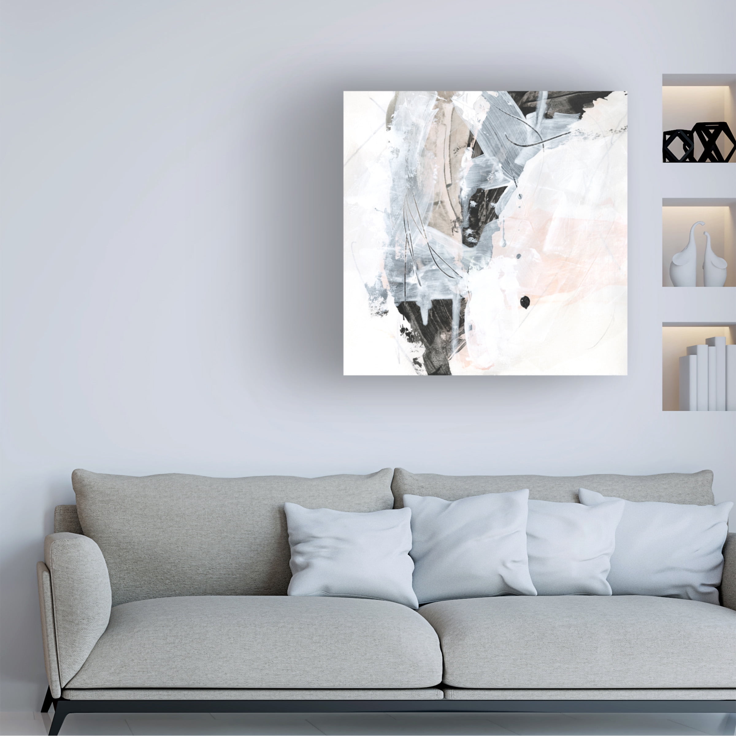June Erica Vess 'Veiled Formation IV' Canvas Art