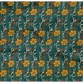 thumbnail image 4 of oneOone Organic Cotton Poplin Twill Fabric Leaves & Floral Block Print Fabric By Yard 42 Inch Wide, 4 of 4