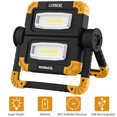 thumbnail image 2 of RUNACC Pliage LED Lampe de Travail USB Rechargeable Portable Lampe de Travail Stand avec Rotation à 360°, 2 of 6