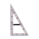 thumbnail image 4 of Regla matemática de geometría grande Enseñar matemáticas geométricas Herramienta de enseñanza Regla de dibujo para Regla de 60 grados, 4 of 9