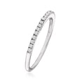thumbnail image 2 of Pure Collection by Ross-Simons 0.15 ct. t.w. Diamond Ring in Sterling Silver, Women's, Adult, 2 of 7