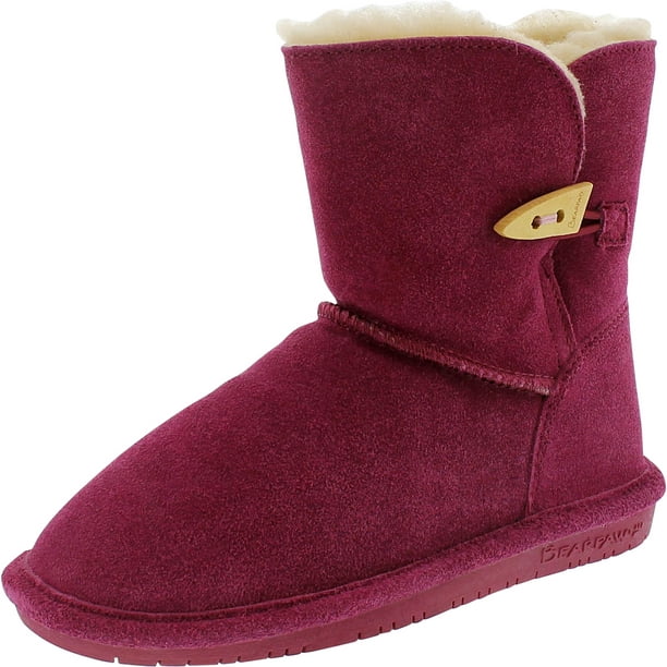 Bearpaw - Bearpaw Girl's Abigail Youth Ankle-High Suede Boot - Walmart ...
