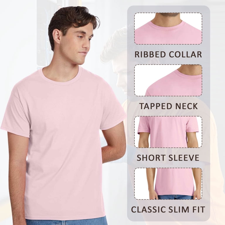 その他 Pastel Mens Crew Neck Tee size S Hanes Men's Authentic Short Sleeve T-Shirt, Assorted Crewneck T