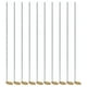 thumbnail image 2 of 10 piezas de cucharas para quemar de laboratorio, instrumentos de experimentación de latón resistentes a altas temperaturas, 2 of 9
