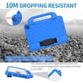 thumbnail image 3 of Amazon Kindle Fire HD 8 & 8 Plus Tablet (2024/2022/2020 Release,12th/10th Generation) for Kids Case Pencil Holder Shoulder/Hand Strap Kickstand | Three Layer Durable Protective Cover,Blue, 3 of 9