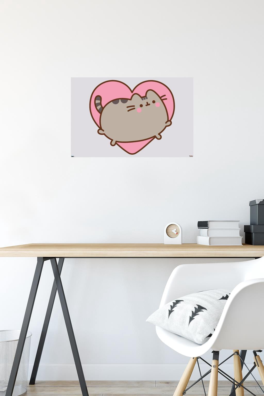 Pusheen - Heart Wall Poster, 14.725" x 22.375"