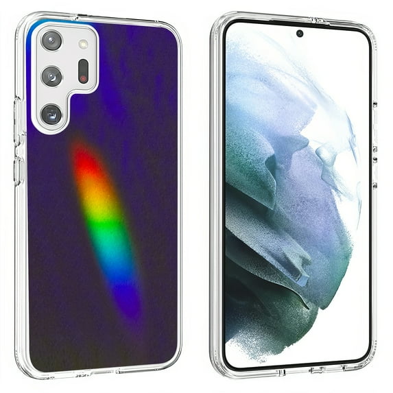 TalkingCase Slim Phone Case Compatible for Samsung Galaxy S23 Ultra 2023, Rainbow Color Light Print, Lightweight, Flexible, USA