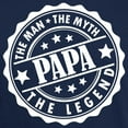 thumbnail image 3 of CafePress - Popa The Man, The Myth, The Legend T Shirt - Men's Classic Graphic Cotton T-Shirt, 3 of 4