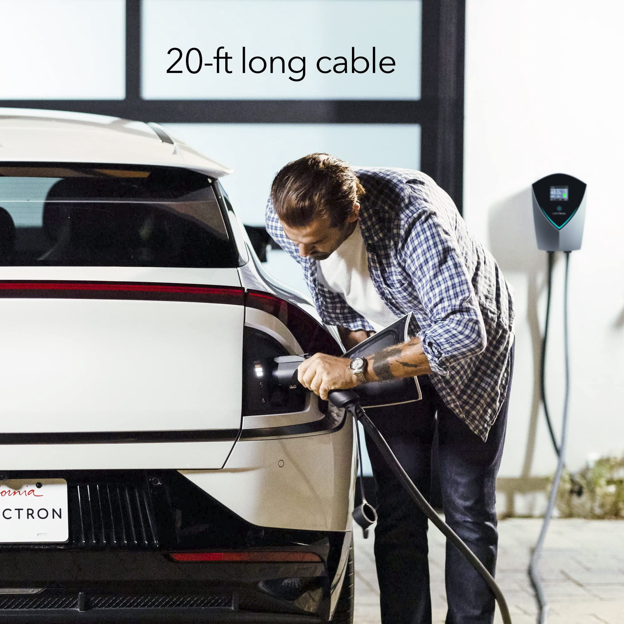 Lectron V-Box 48A Level 2 EV Charging Station (240V) for J1772 EVs