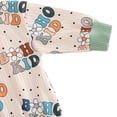 thumbnail image 6 of SYNPOS Newborn Baby Girls Rib Cute Oversized Sweatshirt Jumpsuit+Headband Outfits, 6 of 6