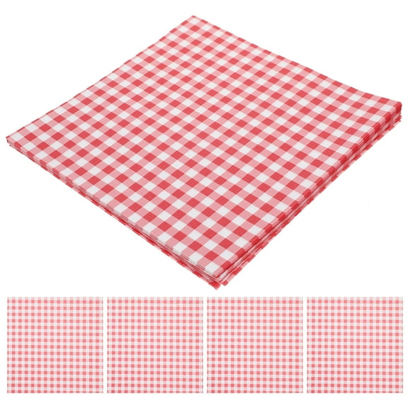 KAKOWELY Pink Greaseproof Food Basket Paper Liners for Decor 100 Sheets Oilpaper Food Wrapping Baking Paper