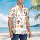 thumbnail image 3 of Balery Happy Easter1 Camisas hawaianas de manga corta para hombre, camisas playeras de corte holgado, camisas de vacaciones con botones,Medium, 3 of 7
