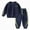 outfits001-Navy, variant on NOLDARES Toddler Boys Outfit Set Long Sleeve Printed Crewneck Cotton T-Shirt Jogger Pants Soft Warm Fall Winter 2 Piece Clothes Size:4-5 Y,Navy