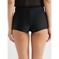 thumbnail image 2 of No Boundaries Black Boyshort Swim Bottoms, Sizes XXS - XXL, 2 of 5