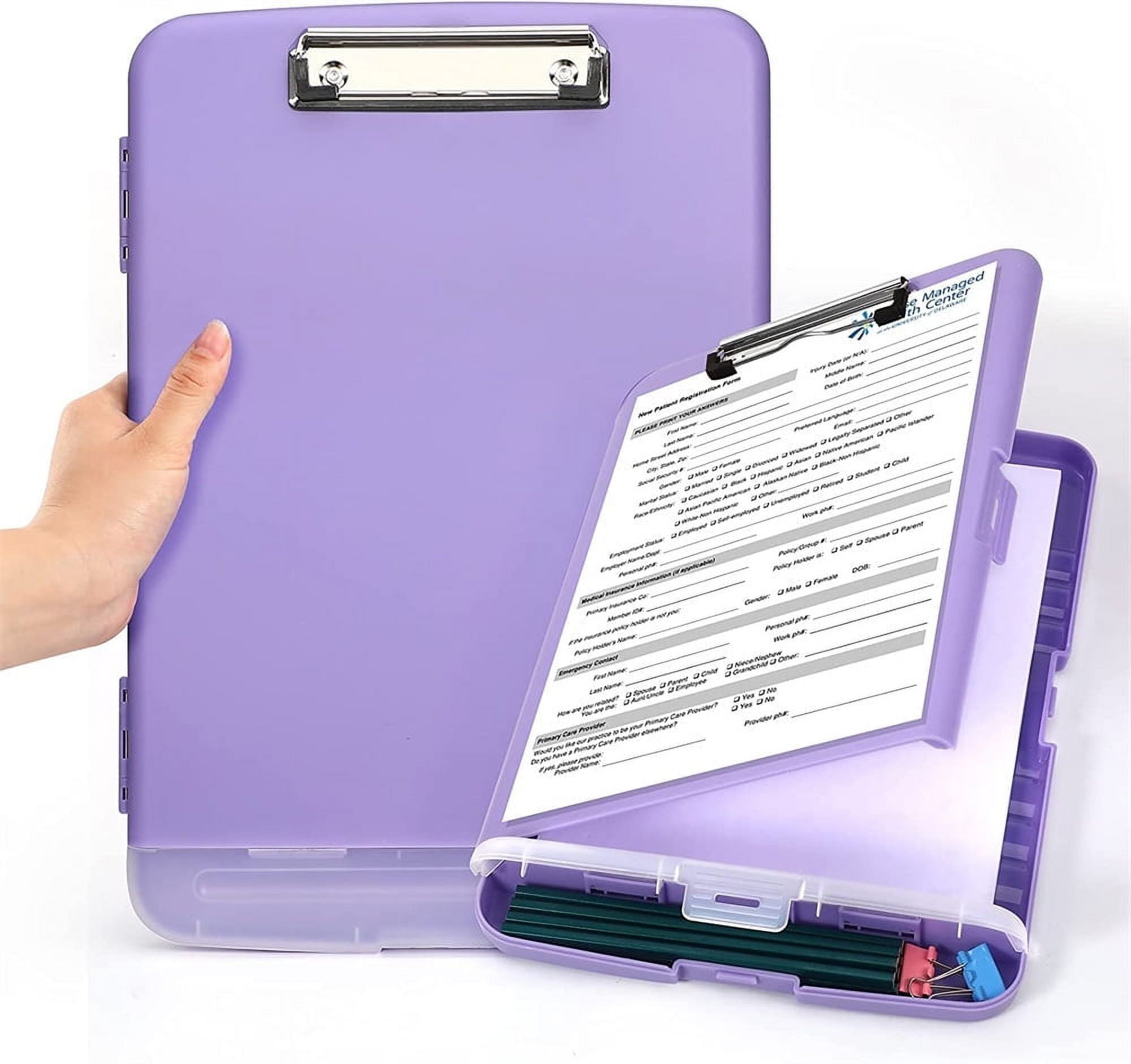 Officemate Estuche Portátil Para Portapapeles Con Calculadora, Color