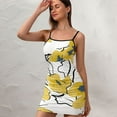 thumbnail image 3 of Ladies Elegant Sling Sleeveless Sexy Dress flowers, 3 of 6