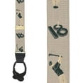 thumbnail image 2 of SuspenderStore Golfer Grosgrain Suspenders - Button - 3 Sizes, 2 of 4
