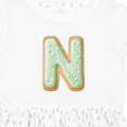 thumbnail image 4 of Inktastic Letter N Cookie Girls Toddler Dress, 4 of 5