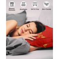 thumbnail image 4 of Red Yellow Dragon Pillow Covers Queen Size 2 Pack, Happy New Year Soft Bed Throw Pillowcases Breathable Cooling Long Lumbar Body Pillow Sham Cover for Bed Sofa 20''x30'', 4 of 7