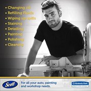 Scott Shop Towels Original (75147), Blue, 55 Sheets/Standard Roll, 12 Rolls/Case, 660 Towels/Case