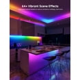 thumbnail image 4 of Smart LED Strip Lights, 32.8ft WiFi LED Light Strips Works with Alexa and Google, Segmented DIY, Music Sync, WiFi and App Control Color Changing LED Lights Strip for Bedroom,Kitchen, Christmas Decor, 4 of 8