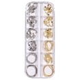 thumbnail image 2 of onlyliua Promoción de Temporada Cadena de Joyería para Decoración de Uñas, 12 Rejillas, Cadena de Metal con Pegatinas Decorativas para Decoración de Uñas, 2 of 2