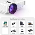 thumbnail image 3 of Clearance sale Mini Projector Outdoor Movie Projector With Projector Screen Full HD 1080P Projector Supported Compatible With TV Stick, 3 of 9