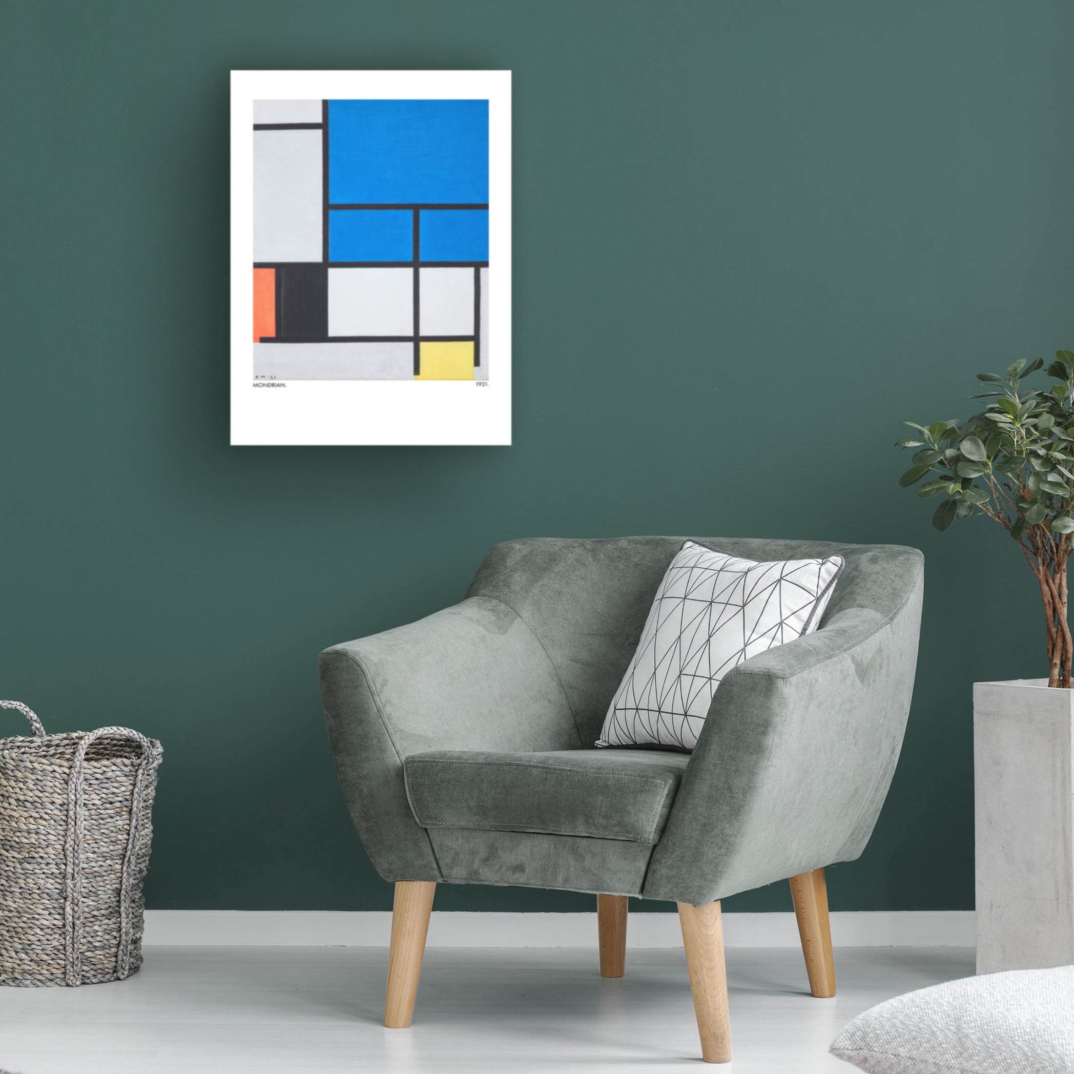 Trademark Fine Art Pictufy Large Blue Plane Canvas Wall Art