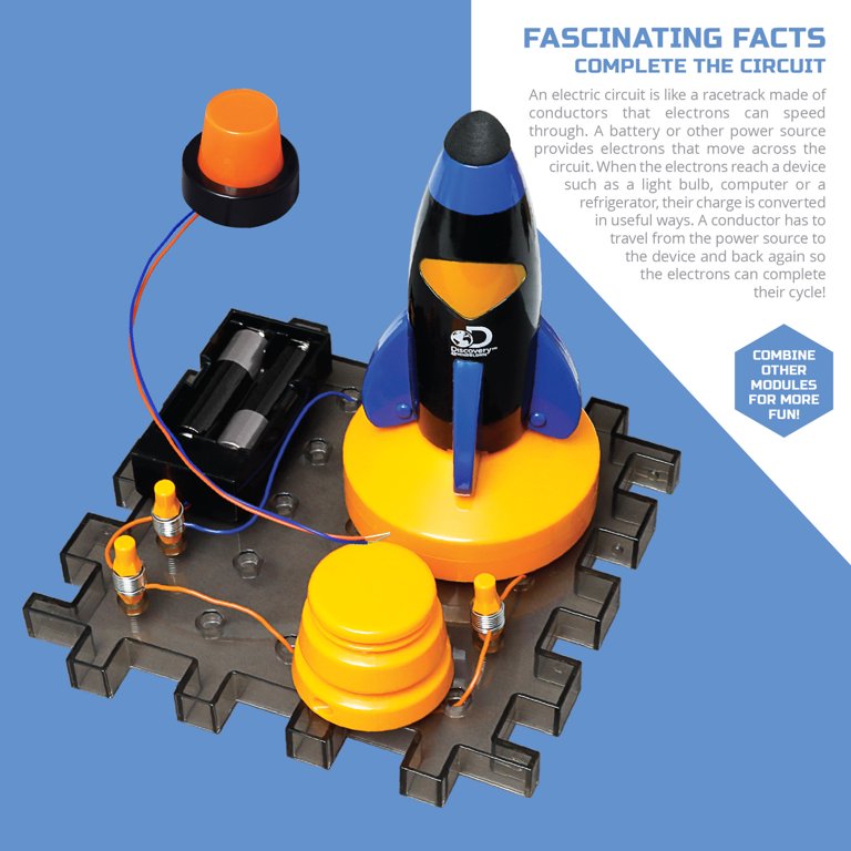 Discovery #Mindblown Action Circuitry Rocket Launch Experiment Kit