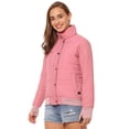 thumbnail image 2 of Campus Sutra Women Solid Windcheater Bomber Jacket, 2 of 3