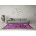 thumbnail image 3 of Ahgly Company Indoor Rectangle Persian Purple Traditional Area Rugs, 2' x 5', 3 of 4
